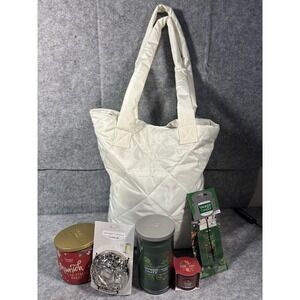 Yankee Candle Bundle Munich Xmas Market Balsam & Cedar Illuma-Lid Red Apple NEW